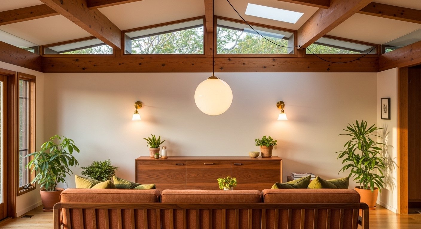 Our Mid-Century Living Room in Laurel Canyon